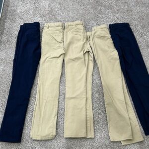 5 school uniform pants